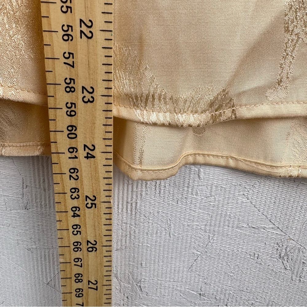 NWT River Island Cream Satin Giraffe Print Button-Up Blouse Balloon Sleeves Sz 6 - Picture 10 of 12